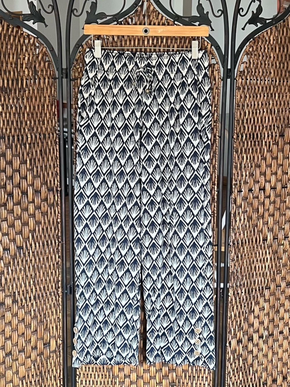 S Linen C&C California Patterned Pants